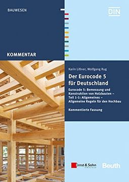 portada Der Eurocode 5 Fur Deutschland: Din en 1995 - Kommentierte Fassung (in German)