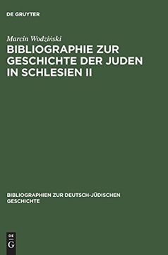 portada Bibliographie zur Geschichte der Juden in Schlesien ii 