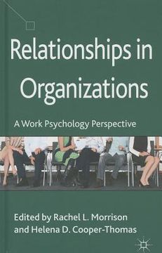 portada Relationships in Organizations: A Work Psychology Perspective (en Inglés)