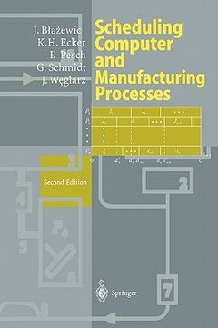 portada scheduling computer and manufacturing processes (en Inglés)