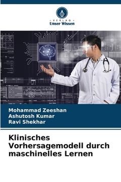 portada Klinisches Vorhersagemodell durch maschinelles Lernen (en Alemán)