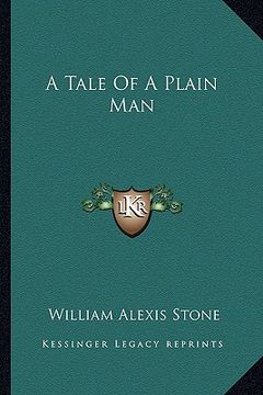 portada a tale of a plain man (en Inglés)