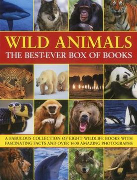 portada wild animals the best-ever box of books (in English)