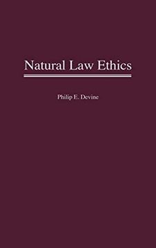 portada Natural law Ethics (Contributions in Philosophy (Hardcover)) (in English)