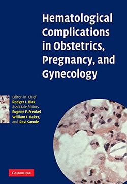 portada Hematological Complications in Obstetrics, Pregnancy, and Gynecology (en Inglés)