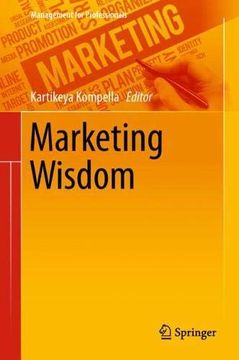 portada Marketing Wisdom (Management for Professionals) (en Inglés)