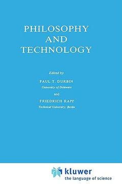 portada philosophy and technology (en Inglés)