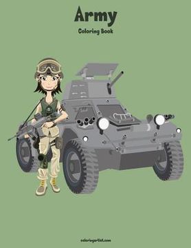 portada Army Coloring Book 1 (en Inglés)