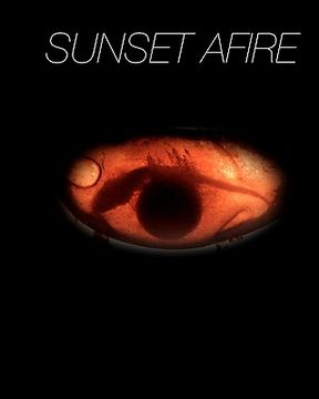 portada sunset afire (en Inglés)