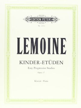 portada Kinder-Etüden op. 37: Für Klavier (en Alemán)