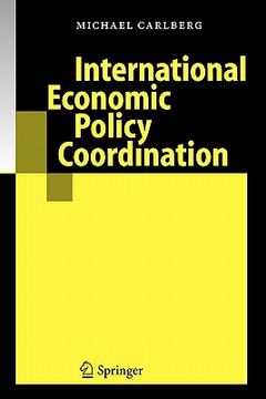 portada international economic policy coordination