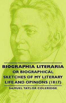 portada biographia literaria - or biographical sketches of my literary life and opinions (1817)