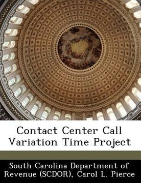 portada contact center call variation time project (en Inglés)