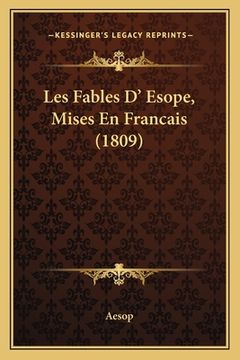 portada Les Fables D' Esope, Mises En Francais (1809) (en Francés)