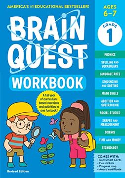portada Brain Quest Workbook: 1st Grade Revised Edition (Brain Quest Workbooks) (en Inglés)