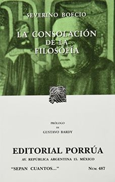 portada La Consolacion de la Filosofia (in Spanish)