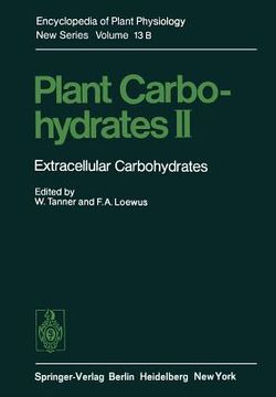 portada plant carbohydrates ii: extracellular carbohydrates (in English)