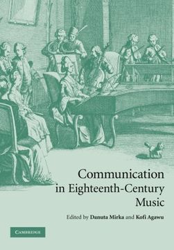 portada Communication in Eighteenth-Century Music (en Inglés)