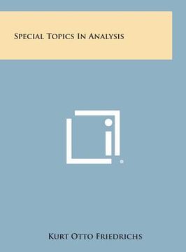 portada Special Topics in Analysis (en Inglés)