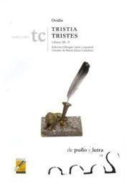 portada Tristia / Tristes - Libros Iii-V - Ed.Bilingue Latin-Espa/Ol