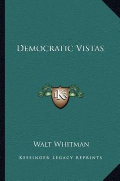 portada democratic vistas (in English)