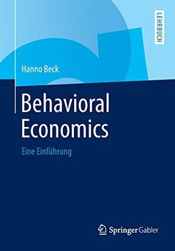 portada Behavioral Economics: Eine Einführung (en Alemán)