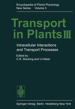 portada transport in plants iii: intracellular interactions and transport processes (en Inglés)