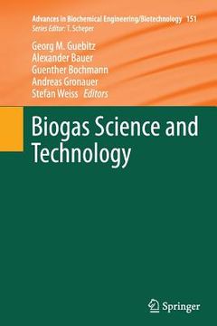 portada Biogas Science and Technology (en Inglés)