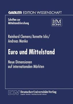 portada Euro und Mittelstand. Neue Dimensionen auf internationalen MÇÏrkten