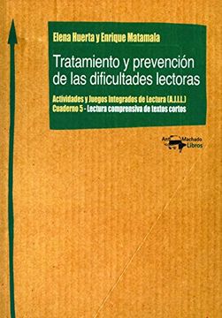 portada Tratamiento y Prevencion de las Dificultades Lectoras (in Spanish)
