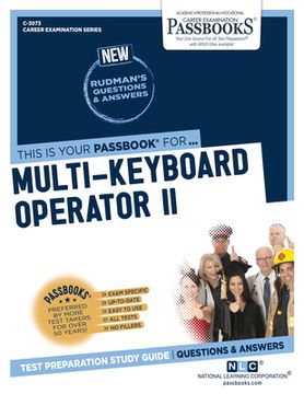 portada Multi-Keyboard Operator II (C-3073): Passbooks Study Guide Volume 3073 (en Inglés)