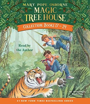 portada Magic Tree House Collection: Books 17-24 (Magic Tree House) (Audiolibro en Inglés) (Cds)