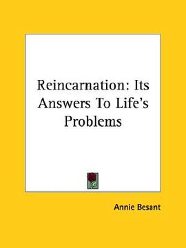 portada reincarnation: its answers to life's problems (en Inglés)