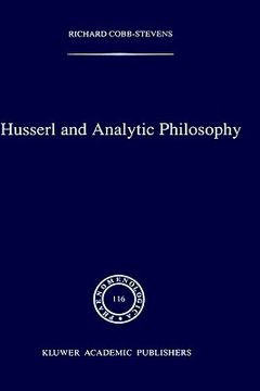 portada husserl and analytic philosophy (en Inglés)