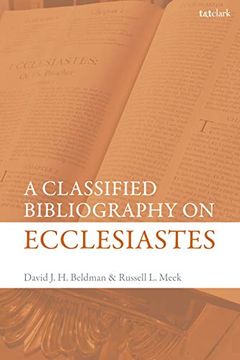 portada A Classified Bibliography on Ecclesiastes (en Inglés)