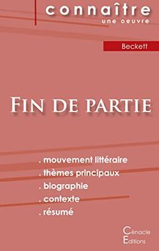 portada Fiche de lecture Fin de partie de Beckett (Analyse littéraire de référence et résumé complet) (en Francés)