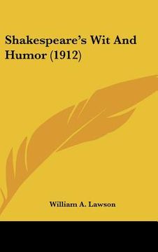 portada shakespeare's wit and humor (1912)