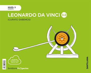 portada Cuanto Sabemos Nivel 3 Leonardo da Vinci 3. 0 (in Spanish)