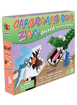 portada Cardboard box Zoo: Craft box set for Kids (in English)
