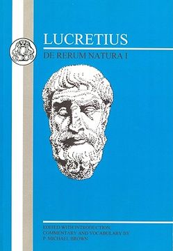 portada lucretius: de rerum natura i (en Inglés)