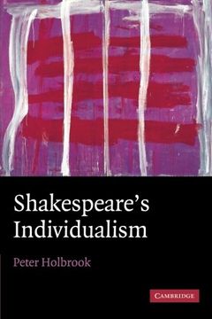 portada Shakespeare's Individualism (en Inglés)