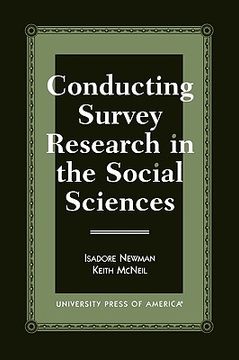portada conducting survey research in the social sciences (en Inglés)
