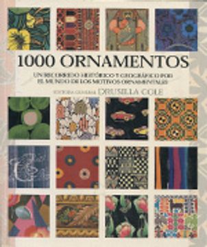 portada 1000 ornamentos. un recorrido historico y geografico por el mundo de los motivos ornamentales