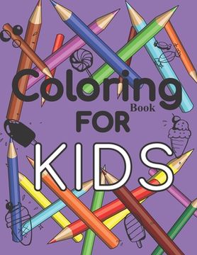 portada Notebook Coloring Book For Kids: Coloring Book For Kids, (8.5 x 11,120) is a great gift for boys and girls ages 8-12, simple and difficult drawings, y