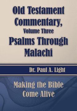 portada Old Testament Commentary, Psalms Through Malachi (en Inglés)