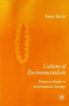portada cultures of environmentalism: empirical studies in environmental sociology (en Inglés)
