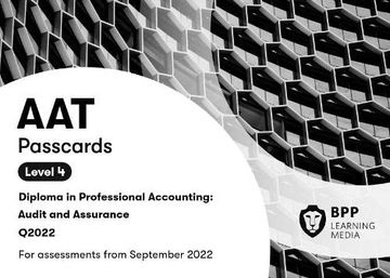 portada Aat Audit and Assurance: Passcards (en Inglés)