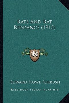 portada rats and rat riddance (1915) (en Inglés)