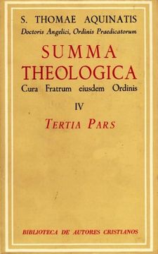 portada Summa Theologiae. IV: Tertia pars: 4 (NORMAL) (in Spanish)