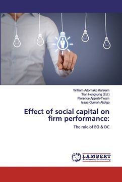 portada Effect of social capital on firm performance (en Inglés)